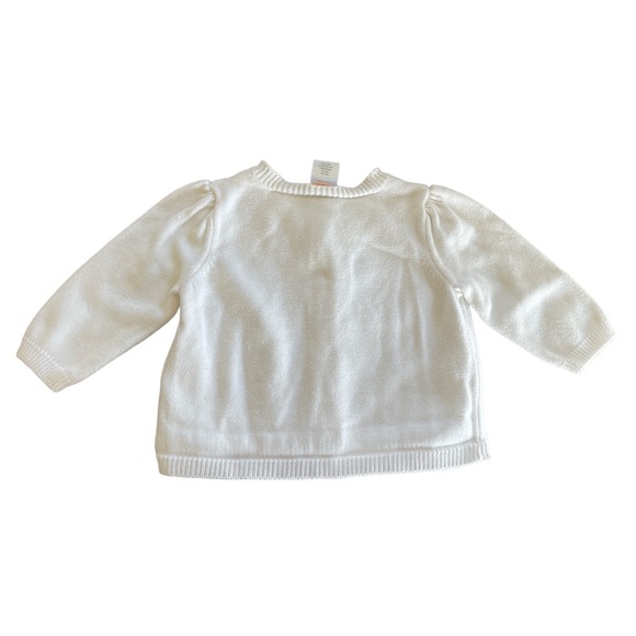 GYMBOREE | Floral Embroidered Vintage Style Button Down Sweater - Picture 6 of 6